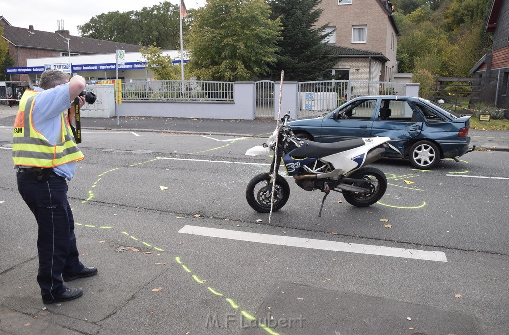 VU Krad PKW Koeln Duennwald Berlinerstr P110.JPG - Miklos Laubert